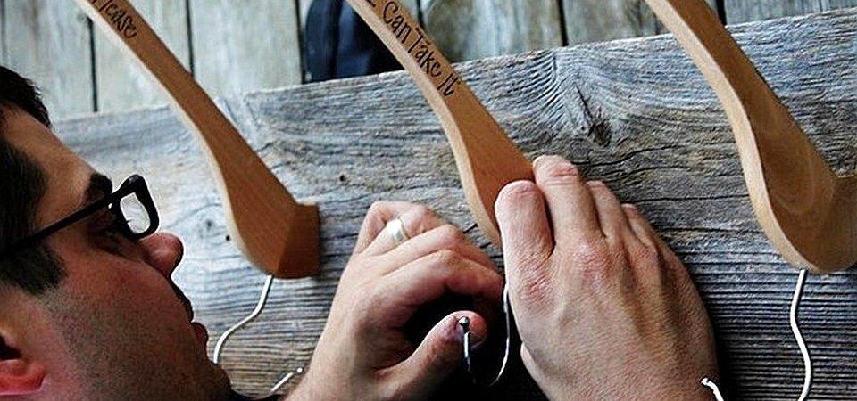 Модная вешалка своими руками: быстро, просто, красиво. Мастер-класс
