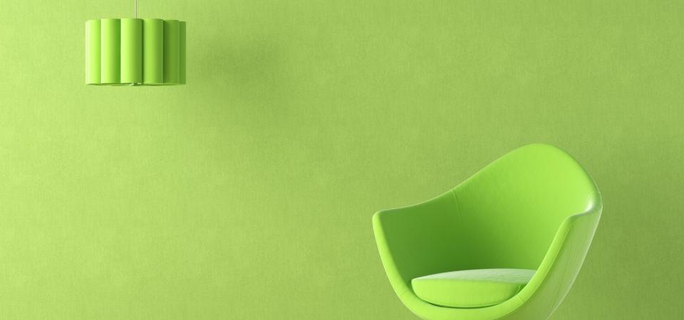 Универсальный солдат: зеленый цвет в интерьере