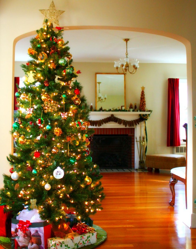 новогодняя елка фото дома