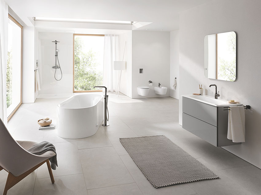 Новая коллекция сантехнической керамики и ванн Grohe Essencе