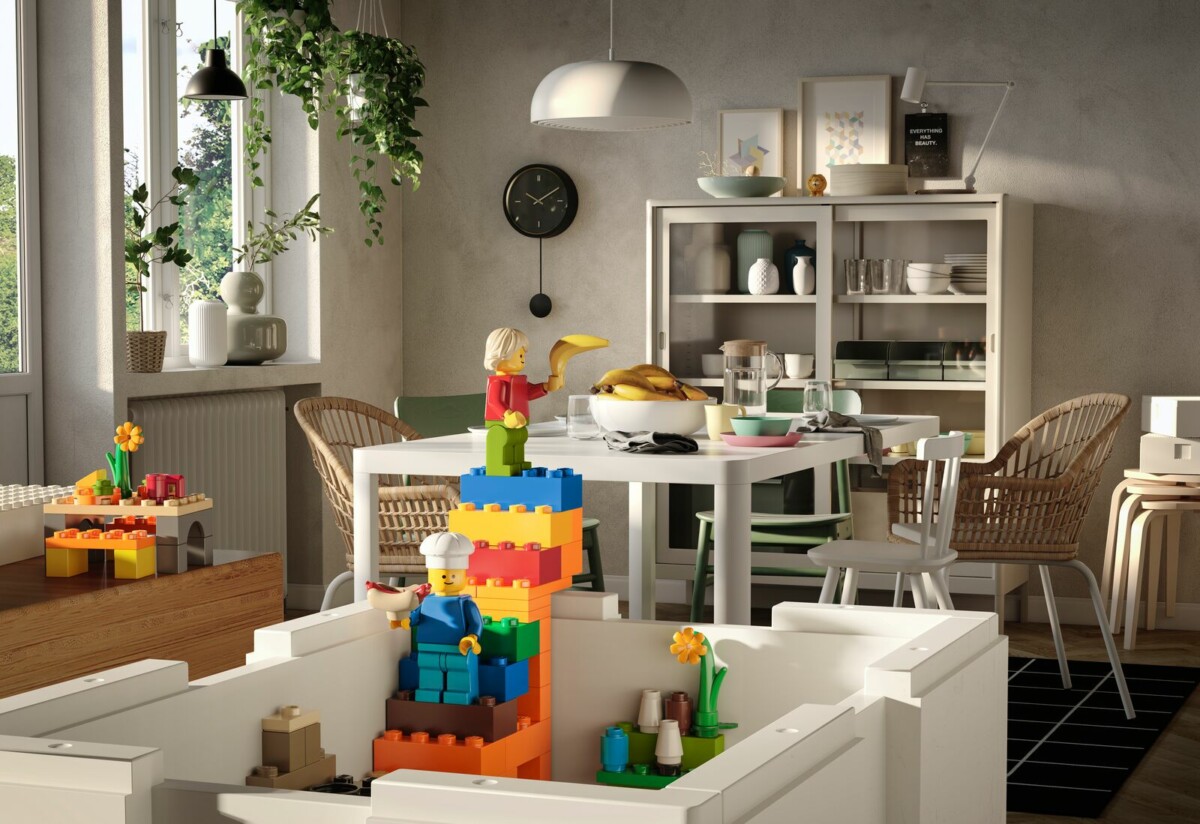 ИКЕА и Lego приучат ребёнка к порядку