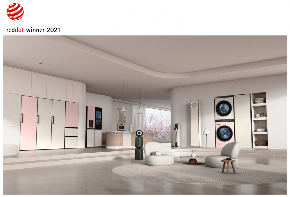 Компания LG получила награду Red Dot Design Award за особое отношение к дизайну продукции